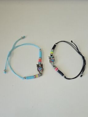 Owl Corded Adjustable Bracelets